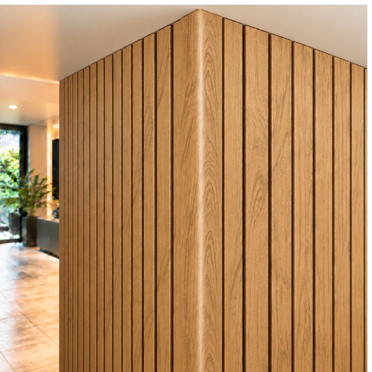 Perfil Esquinero L Panel WPC Pared Roble Dorado / 800911-9