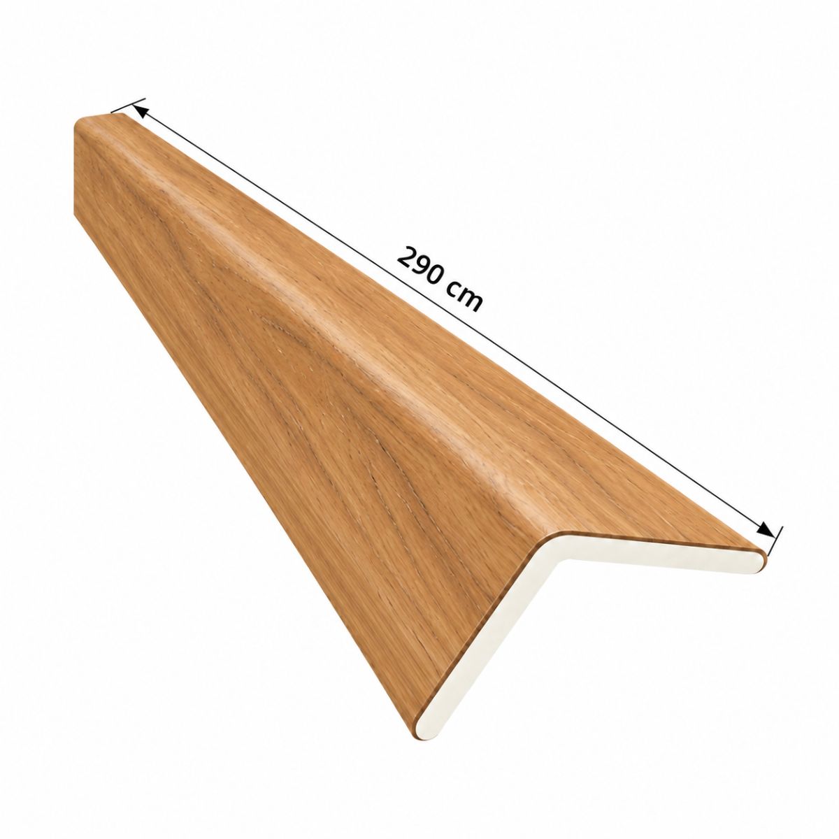 Perfil Esquinero L Panel WPC Pared Roble Miel/Negro 806802-2 Perfil Esquinero L Panel WPC Pared Roble Miel/Negro 806802-2