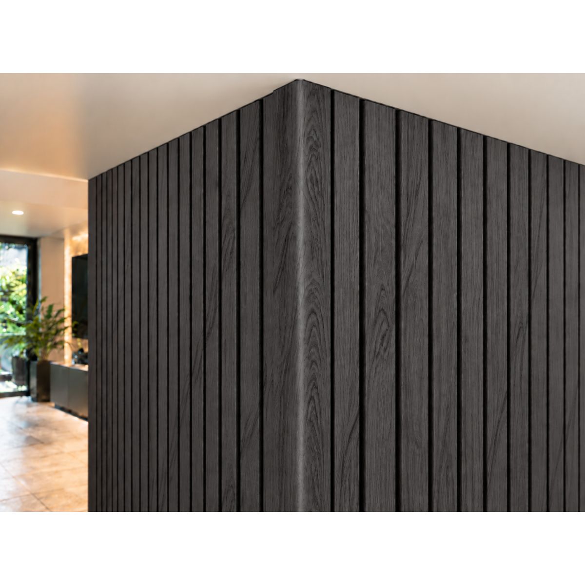 Perfil Esquinero L Panel WPC Pared Roble Tabaco HM 805005-17 Perfil Esquinero L Panel WPC Pared Roble Tabaco HM 805005-17