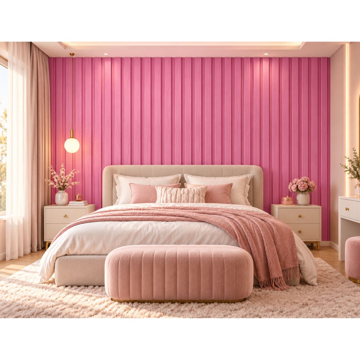 Wpc Revestimiento Simil Madera 2.90x16 cm Rosa / Q-C1006-2 Wpc Revestimiento Simil Madera 2.90x16 cm Rosa / Q-C1006-2