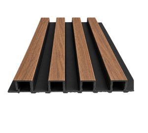 Wpc Simil Madera Lambrin 2.90x16cm DUO Negro/Roble 806802-2