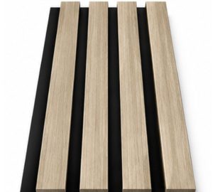 Wpc Simil Madera Lambrin DUO Negro/Marron Claro / 804301-9